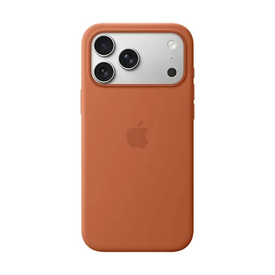 Apple Silicone Fitted Hard Shell Case with MagSafe for iPhone 17 Pro Max - Terra Cotta
