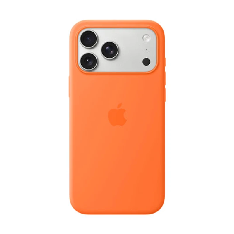 Apple Silicone Fitted Hard Shell Case with MagSafe for iPhone 17 Pro Max - Orange