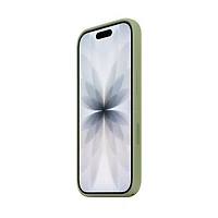 Apple Silicone Fitted Hard Shell Case with MagSafe for iPhone 17 - Light Moss