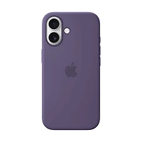 Étui rigide ajusté en silicone avec MagSafe d'Apple pour iPhone 17 - Brume violette