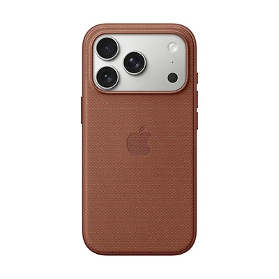 Étui rigide ajusté à tissage technique avec MagSafe d'Apple pour iPhone 17 Pro - Terre de Sienne