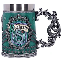 Chope à bière de collection Harry Potter Maison de Poudlard Serpentard de Nemesis Now