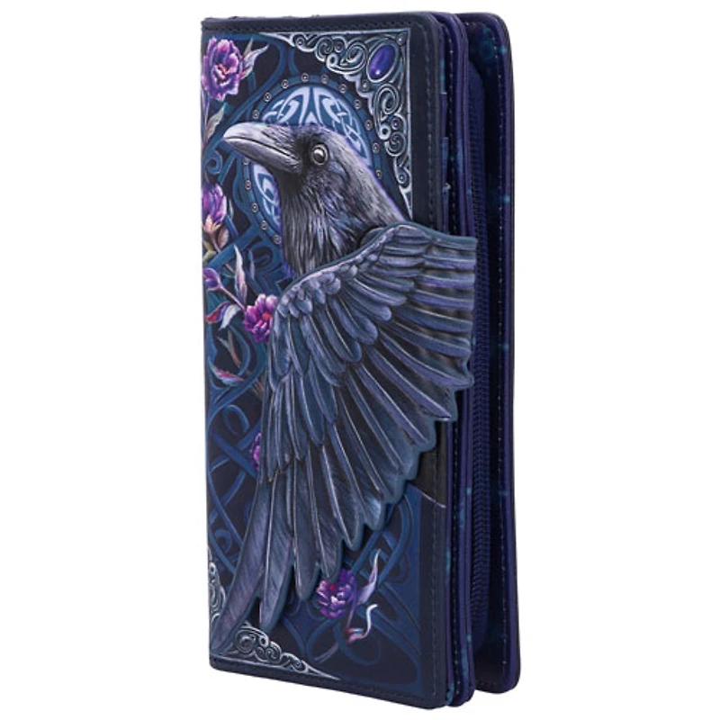 Sac à main avec motif en relief Black Raven Flight de Nemesis Now