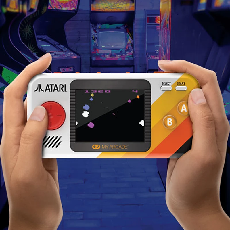 Console de jeu portative Uni Pocket Player Pro Atari de Dream Gear avec étui de transport