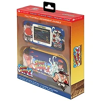 Console de jeu portative Uni Pocket Player Pro Super Street Fighter II de Dream Gear avec étui de transport