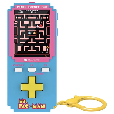 Dream Gear Uni Pixel Pocket Pro Ms. Pac-Man Portable Gaming System