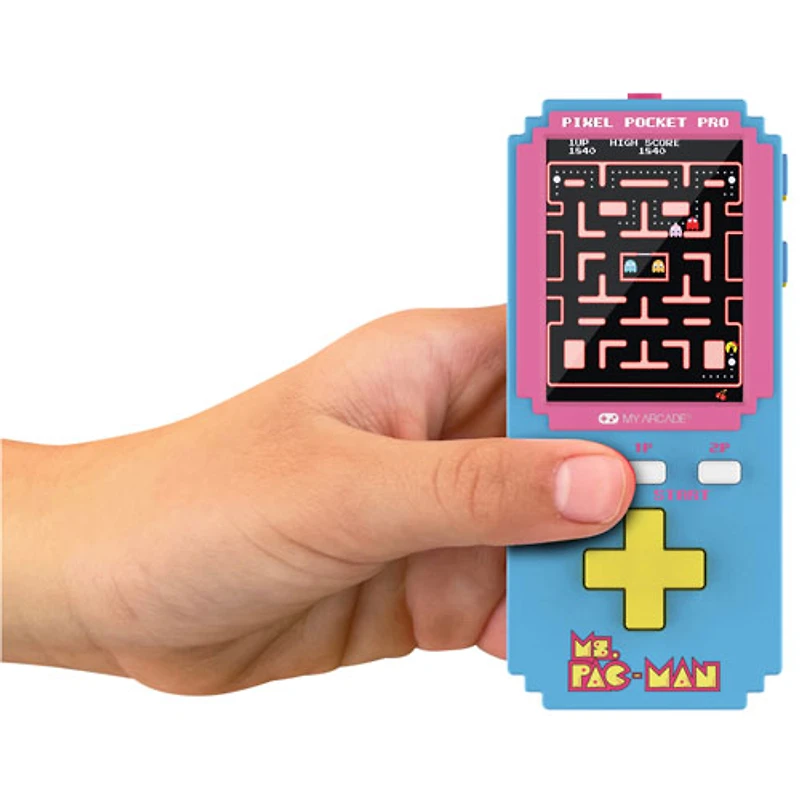 Dream Gear Uni Pixel Pocket Pro Ms. Pac-Man Portable Gaming System