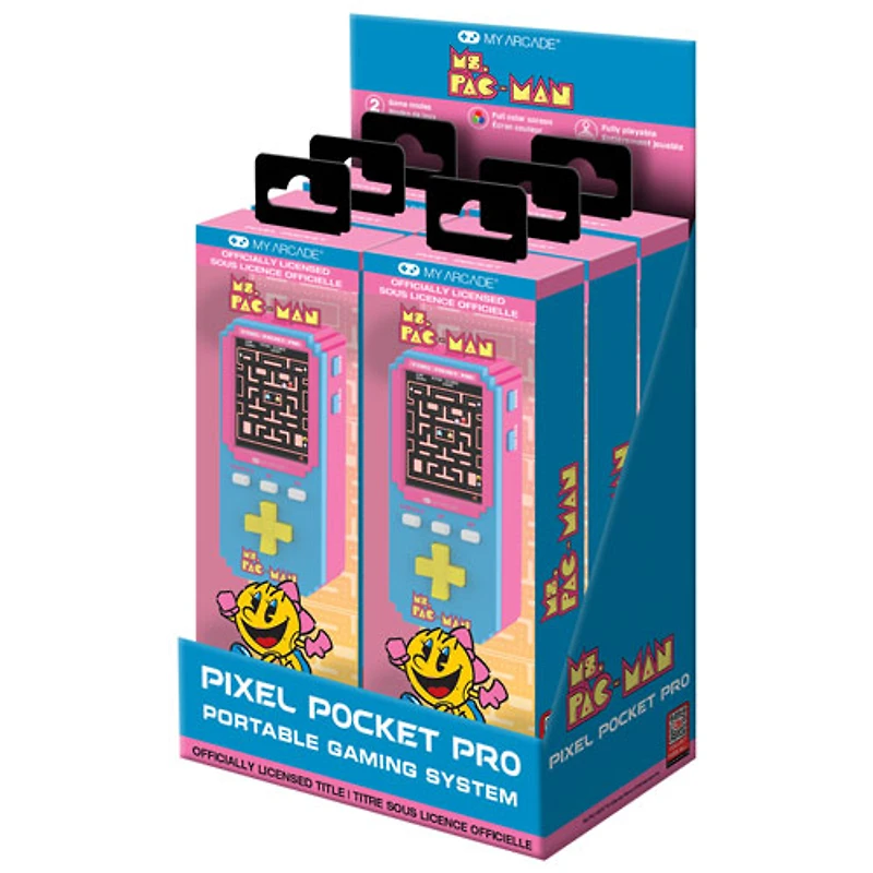 Dream Gear Uni Pixel Pocket Pro Ms. Pac-Man Portable Gaming System