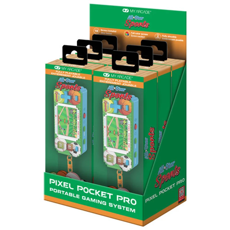 Dream Gear Uni Pixel Pocket Pro All-Star Sports Portable Gaming System