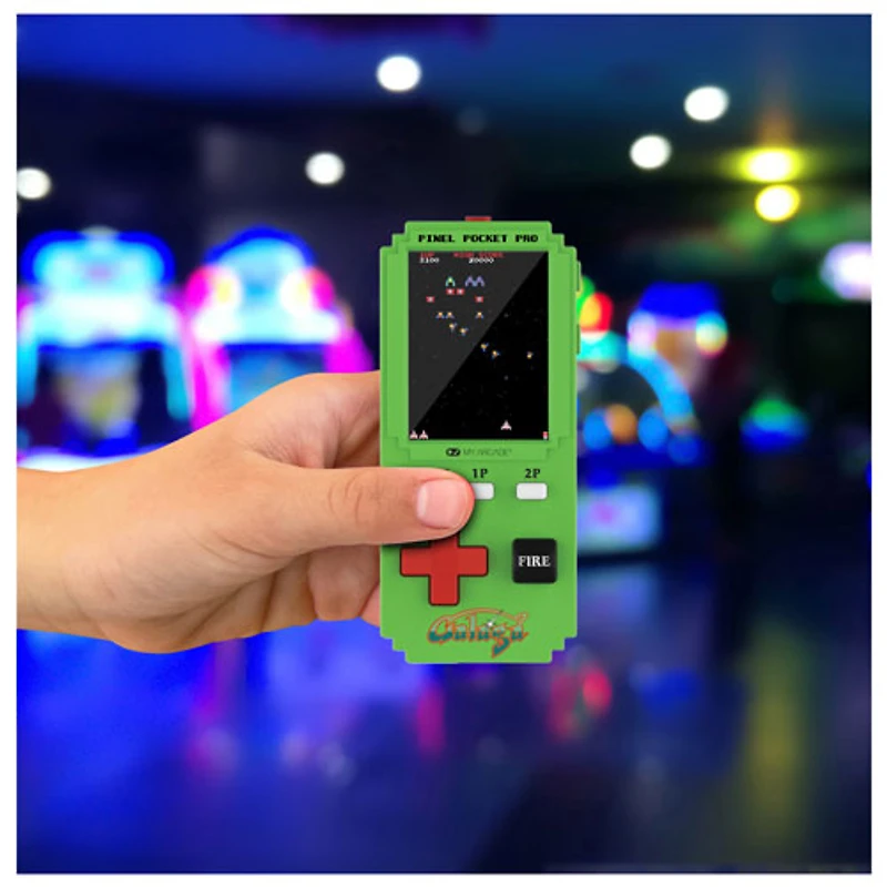 Console de jeu portative Uni Pixel Pocket Pro Galaga de Dream Gear