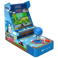 Jeu d'arcade rétro avec manche à balai Sonic the Hedgehog de Dream Gear