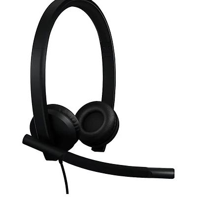 Logitech H570e Noise Cancelling Headset - Black