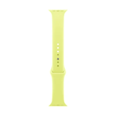 Bracelet sport pour Apple Watch de mm - Jaune fluo