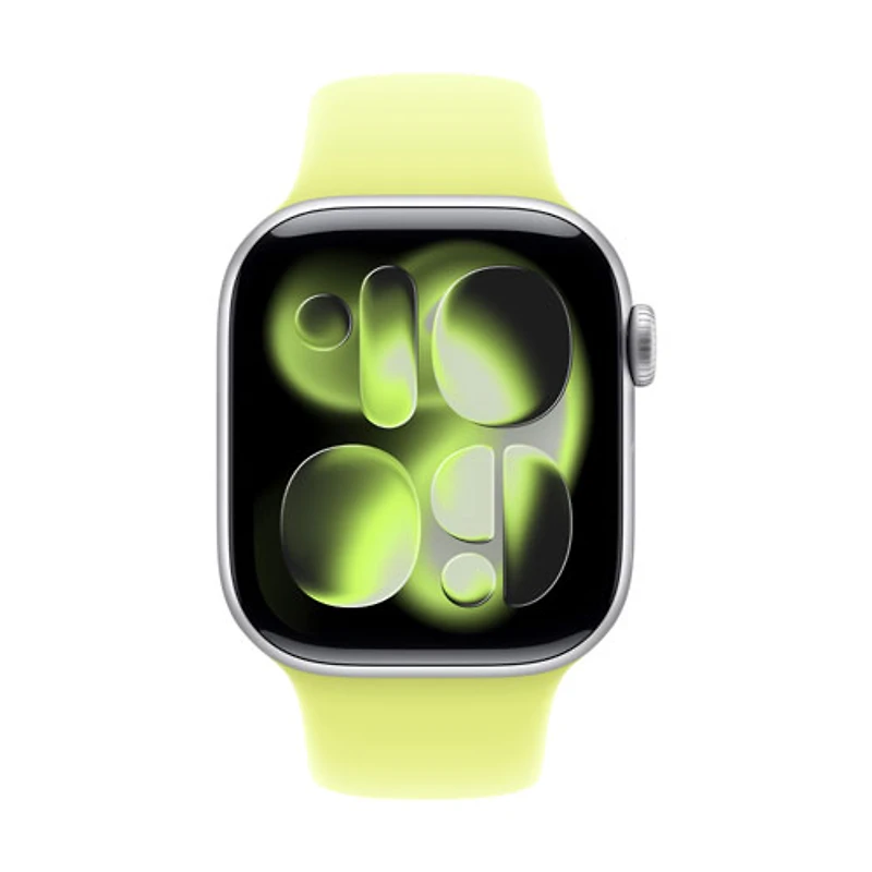 Bracelet sport pour Apple Watch de mm - Jaune fluo