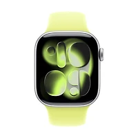 Bracelet sport pour Apple Watch de mm - Jaune fluo