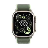 Apple Watch 49mm Trail Loop - Green/Neon/Natural - Small/Medium 130-180mm