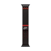 Bracelet sport à rabat Nike pour Apple Watch de 40 mm - Noir nocturne - 130-190 mm