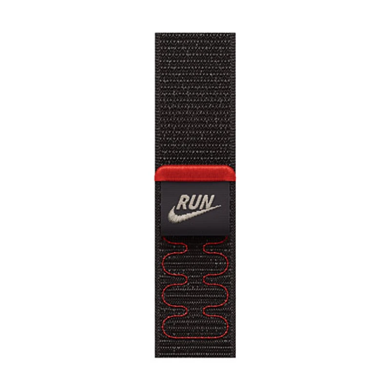 Bracelet sport à rabat Nike pour Apple Watch de 40 mm - Noir nocturne - 130-190 mm