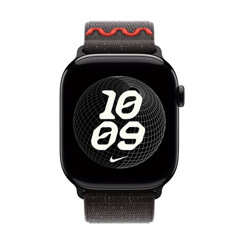 Bracelet sport à rabat Nike pour Apple Watch de 40 mm - Noir nocturne - 130-190 mm