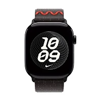 Bracelet sport à rabat Nike pour Apple Watch de 40 mm - Noir nocturne - 130-190 mm