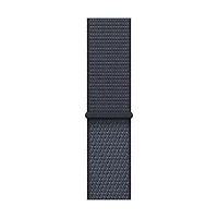 Bracelet sport à rabat pour Apple Watch de 46 mm - Bleu nautique - 145-220 mm