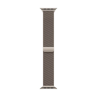 Apple Watch 46mm Milanese Loop - Natural - Medium/Large 150-200mm