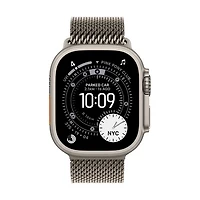Apple Watch 49mm Titanium Milanese Loop - Natural - Large 180-210mm