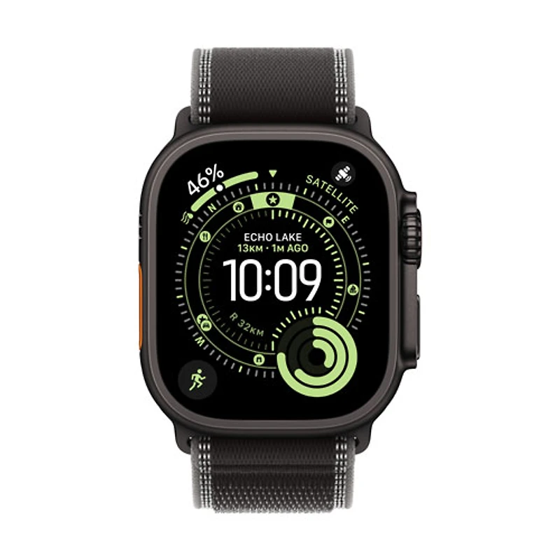 Apple Watch 49mm Trail Loop - Black/Charcoal