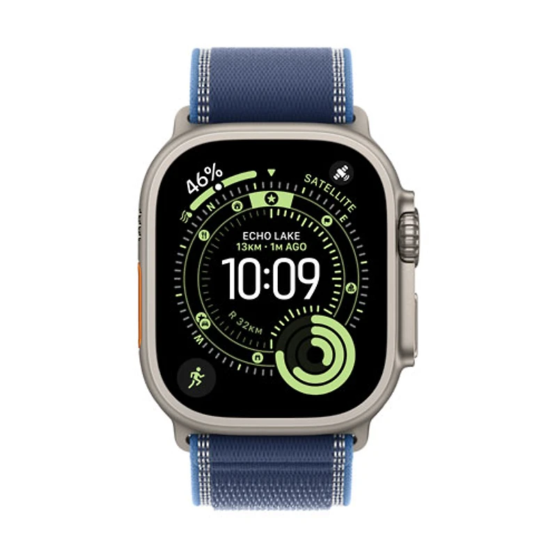 Apple Watch 49mm Trail Loop - Blue/Bright Blue - Small/Medium 130-180mm