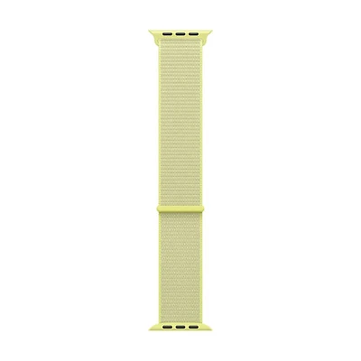Bracelet sport à rabat pour Apple Watch de mm - Jaune fluo