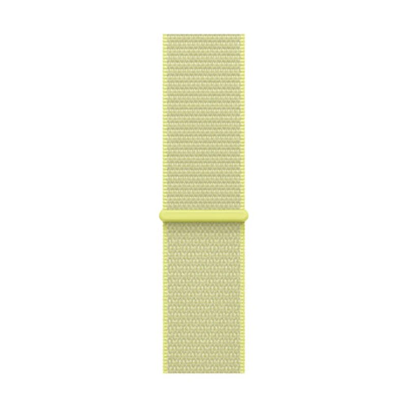Bracelet sport à rabat pour Apple Watch de mm - Jaune fluo
