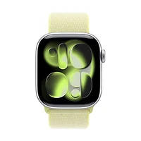Bracelet sport à rabat pour Apple Watch de mm - Jaune fluo