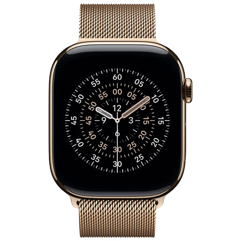 Bracelet milanais pour Apple Watch de 46 mm - Or - Moyen/Grand 150-200 mm