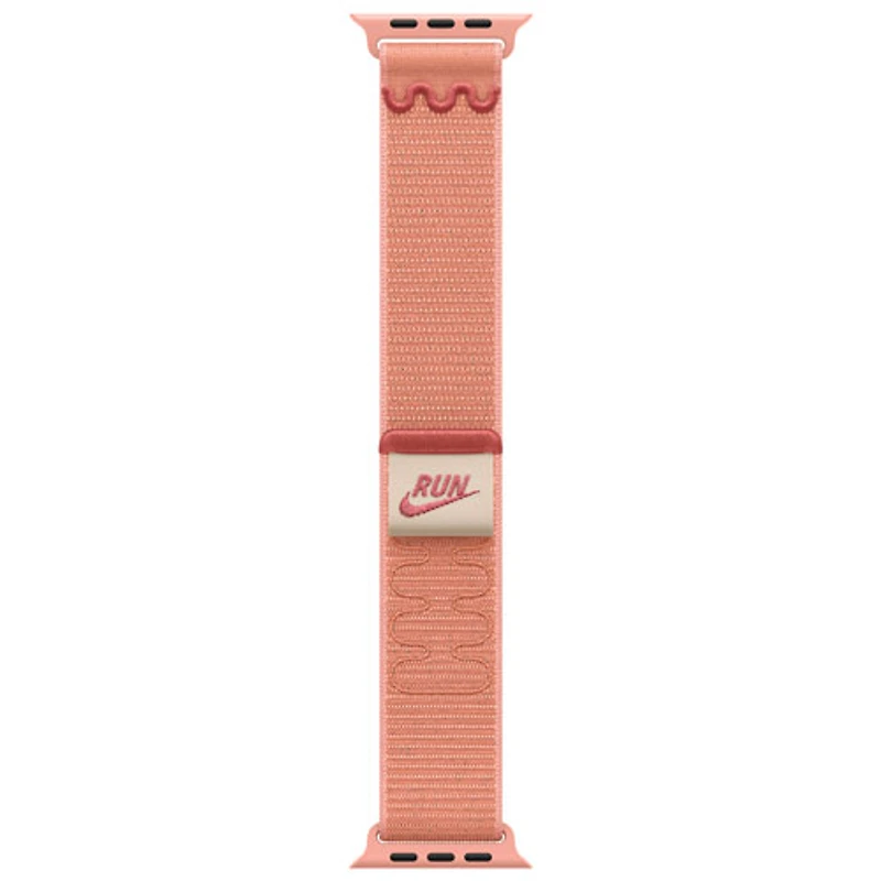 Bracelet sport à rabat Nike pour Apple Watch de 42 mm - Rose crépuscule