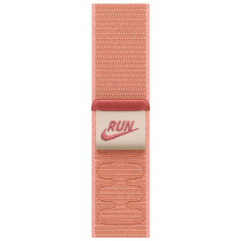 Bracelet sport à rabat Nike pour Apple Watch de 42 mm - Rose crépuscule