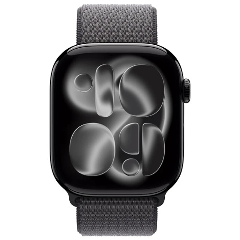 Bracelet sport à rabat pour Apple Watch de 46 mm - Gris foncé