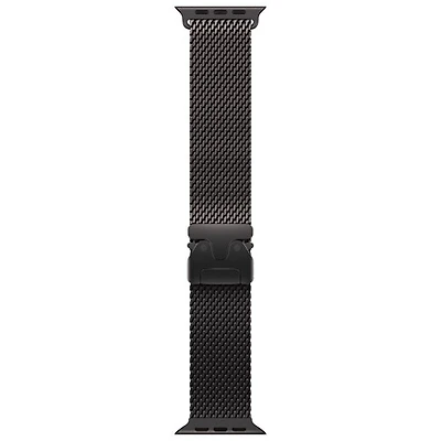 Apple Watch 49mm Milanese Loop - Black - Large 180-210mm