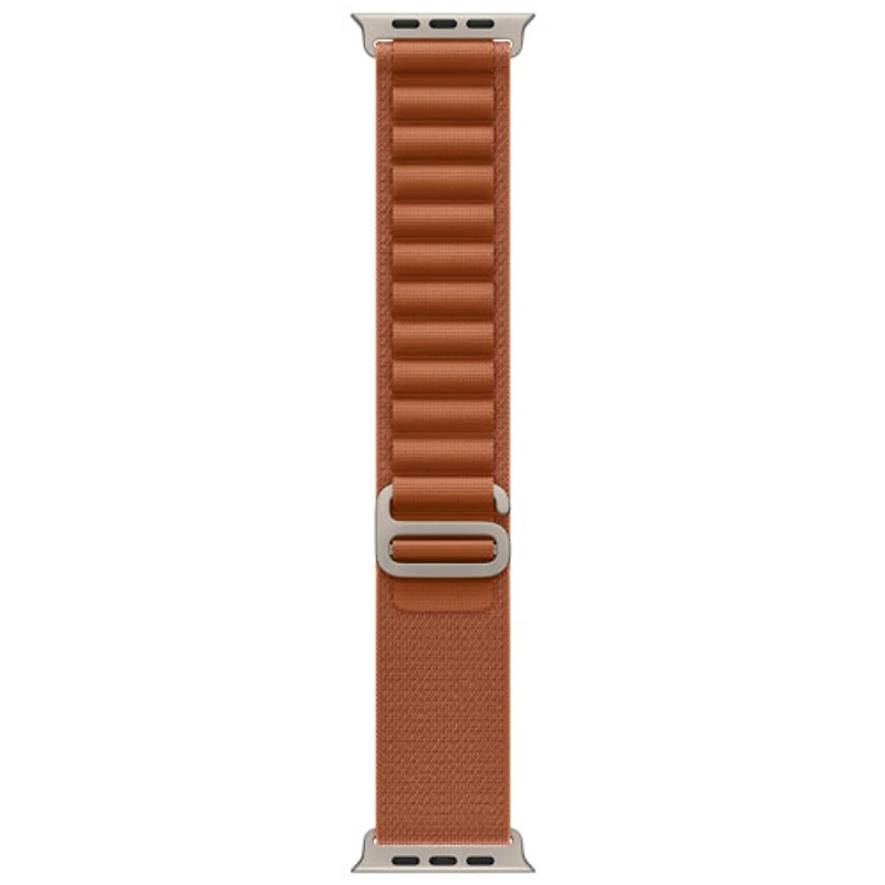 Apple Watch 49mm Alpine Loop - Terra Cotta/Natural - Small 130-160mm