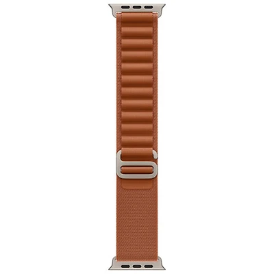 Apple Watch 49mm Alpine Loop - Terra Cotta/Natural - Small 130-160mm