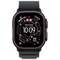 Apple Watch 49mm Alpine Loop - Black/Natural - Small 130-160mm