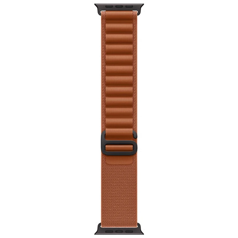 Bracelet Alpin pour Apple Watch de 49 mm - Terre cuite/Noir - Grand 165-210 mm