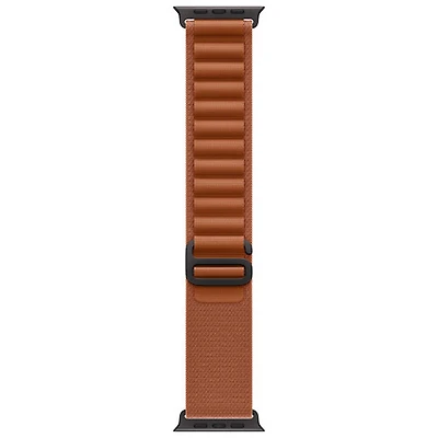 Bracelet Alpin pour Apple Watch de 49 mm - Terre cuite/Noir - Grand 165-210 mm