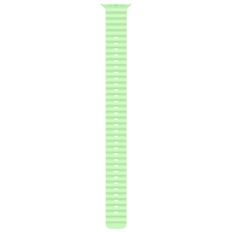 Apple Watch 49mm Ocean Band - Neon Green/Black