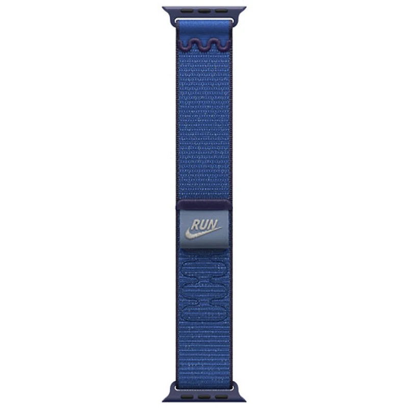 Bracelet sport à rabat Nike pour Apple Watch de mm - Ruban bleu