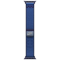 Bracelet sport à rabat Nike pour Apple Watch de mm - Ruban bleu