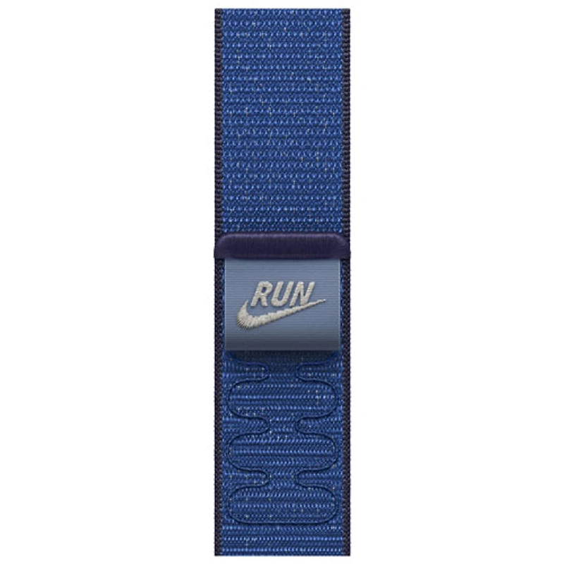 Bracelet sport à rabat Nike pour Apple Watch de mm - Ruban bleu