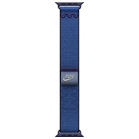Bracelet sport à rabat Nike pour Apple Watch de 46 mm - Ruban bleu - 145-220 mm