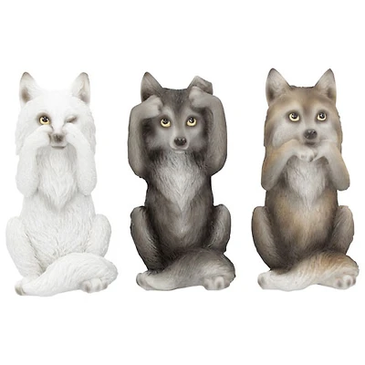 Nemesis Now Three Wise Wolves Figurine