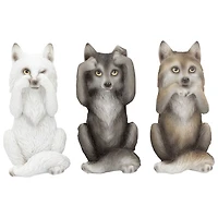 Nemesis Now Three Wise Wolves Figurine