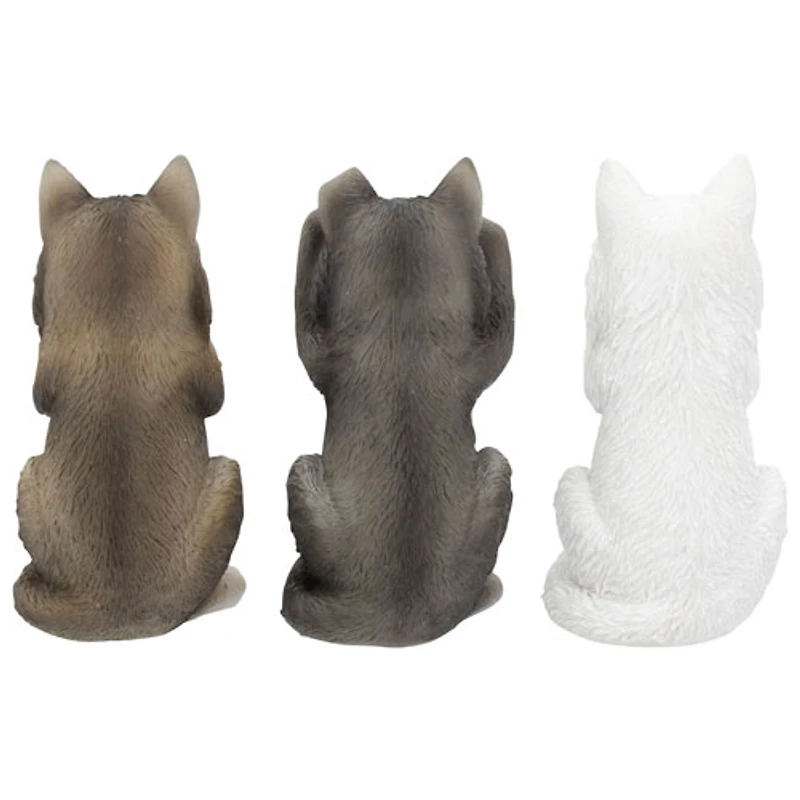 Nemesis Now Three Wise Wolves Figurine